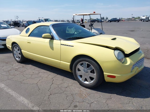 45873462 :رقم المزاد ، 1FAHP60A82Y107575 vin ، 2002 Ford Thunderbird Deluxe/premium/w/hardtop Deluxe/w/hardtop Premium مزاد بيع