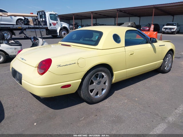 Aukcja sprzedaży 2002 Ford Thunderbird Deluxe/premium/w/hardtop Deluxe/w/hardtop Premium, vin: 1FAHP60A82Y107575, numer aukcji: 45873462