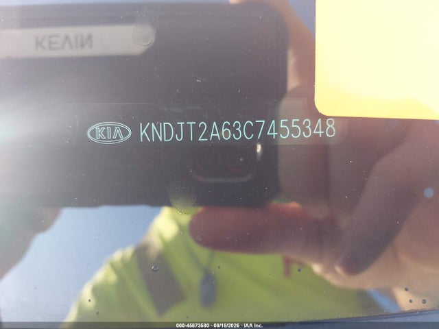 45873580 :رقم المزاد ، KNDJT2A63C7455348 vin ، 2012 Kia Soul + مزاد بيع