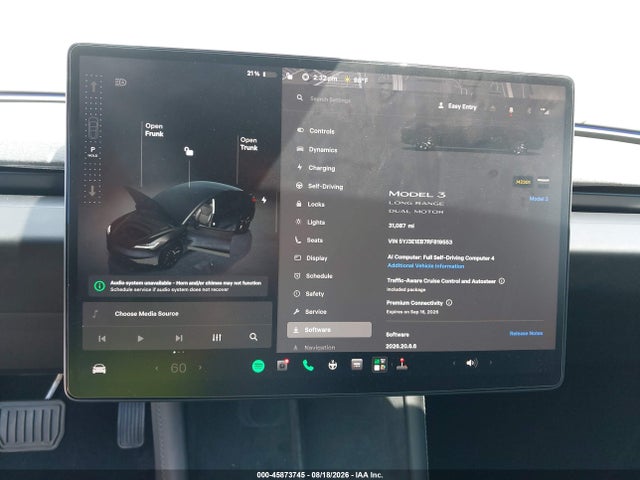 45873745 :رقم المزاد ، 5YJ3E1EB7RF819553 vin ، 2024 Tesla Model 3 Long Range Dual Motor All-wheel Drive مزاد بيع