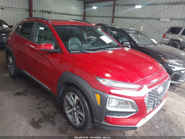 2019 Hyundai Kona Limited მანქანა იყიდება აუქციონზე, vin: KM8K33A58KU360457, აუქციონის ნომერი: 45873782