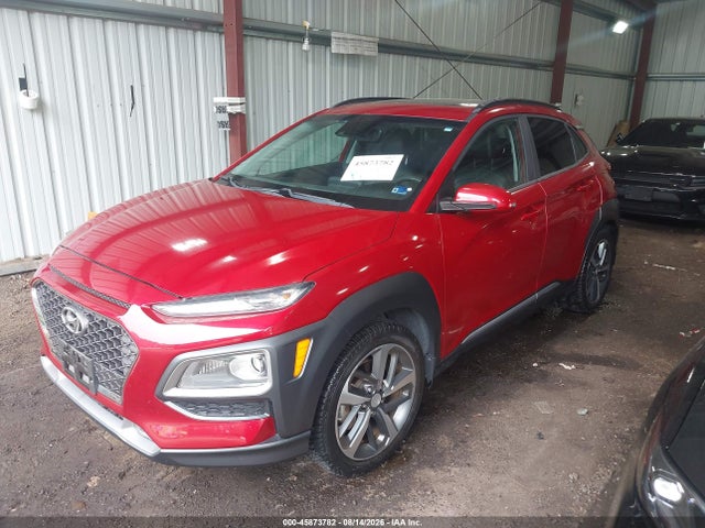 2019 Hyundai Kona Limited მანქანა იყიდება აუქციონზე, vin: KM8K33A58KU360457, აუქციონის ნომერი: 45873782