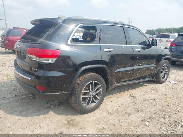 2018 Jeep Grand Cherokee Limited 4x2 მანქანა იყიდება აუქციონზე, vin: 1C4RJEBG2JC514217, აუქციონის ნომერი: 45874099