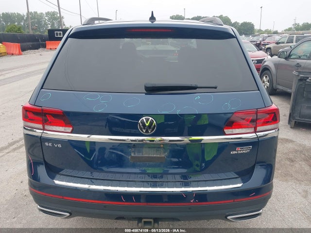 2022 Volkswagen Atlas 3.6l V6 Se W/technology მანქანა იყიდება აუქციონზე, vin: 1V2KR2CA1NC559379, აუქციონის ნომერი: 45874109