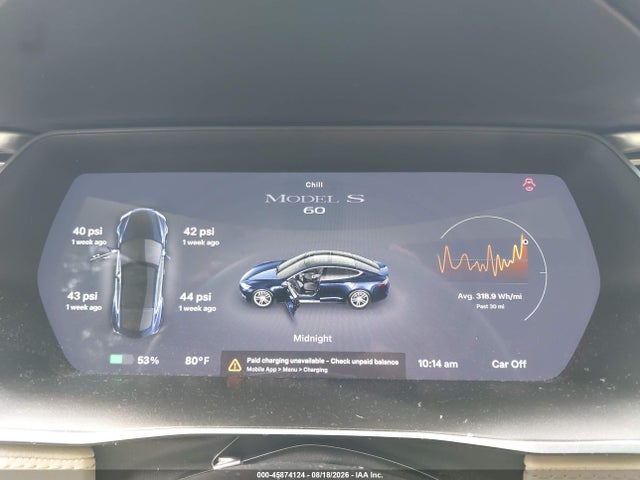 Продаж на аукціоні авто 2015 Tesla Model S 60/70/85, vin: 5YJSA1S19FFP72511, номер лоту: 45874124