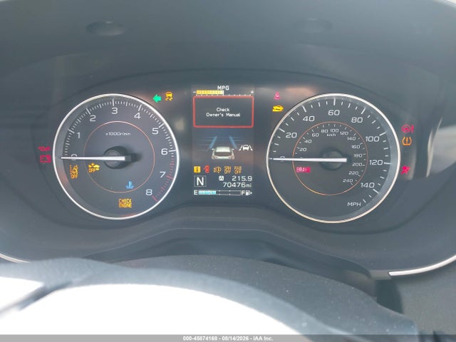45874168 :رقم المزاد ، JF2GTALC9J8217794 vin ، 2018 Subaru Crosstrek 2.0i Limited مزاد بيع