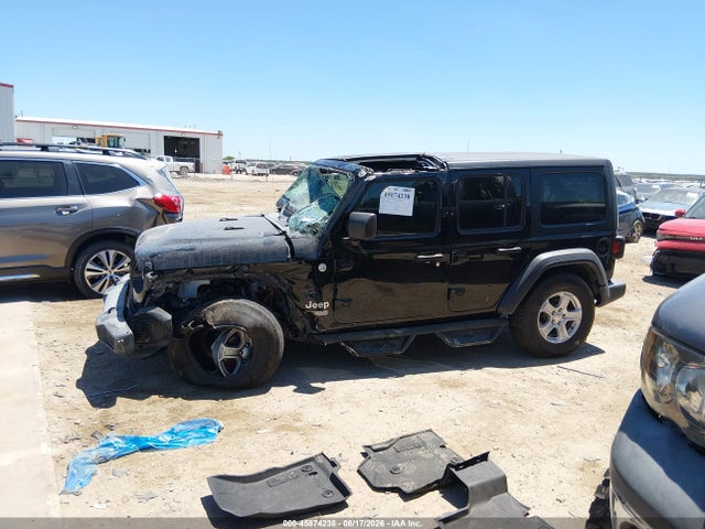 2020 Jeep Wrangler Unlimited Sport S 4x4 მანქანა იყიდება აუქციონზე, vin: 1C4HJXDN5LW223800, აუქციონის ნომერი: 45874238
