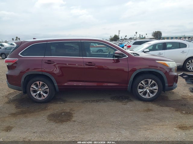 Toyota Highlander Xle V6 2015 5TDJKRFH7FS100019 Image 13