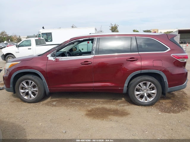Toyota Highlander Xle V6 2015 5TDJKRFH7FS100019 Image 14