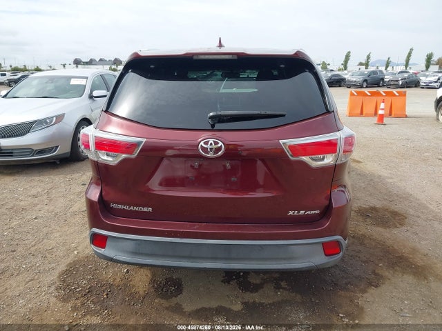 Toyota Highlander Xle V6 2015 5TDJKRFH7FS100019 Image 16