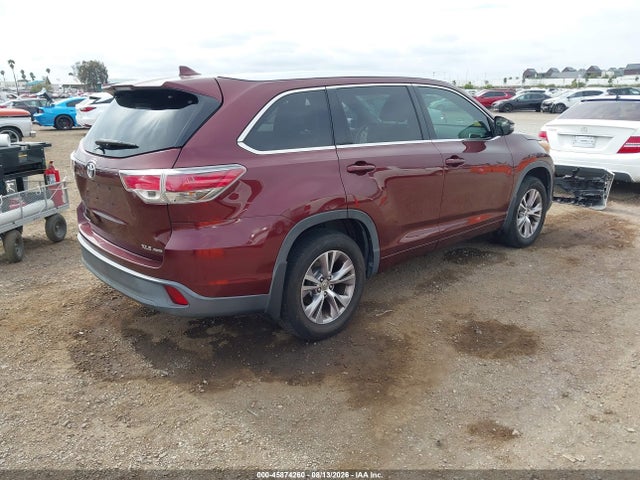 Toyota Highlander Xle V6 2015 5TDJKRFH7FS100019 Image 4
