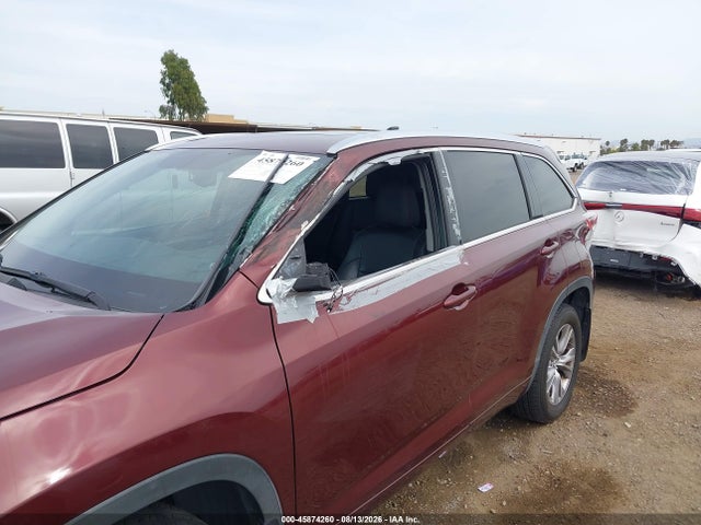 Toyota Highlander Xle V6 2015 5TDJKRFH7FS100019 Image 6