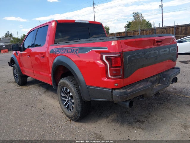 45874293 :رقم المزاد ، 1FTFW1RG7KFD00858 vin ، 2019 Ford F-150 Raptor مزاد بيع