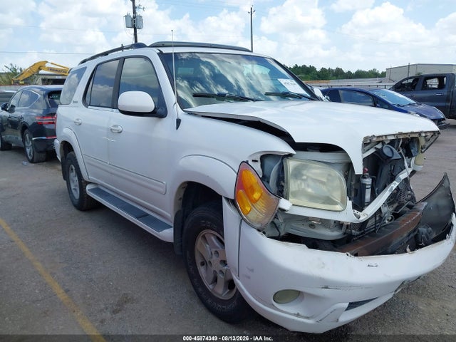 Aukcja sprzedaży 2002 Toyota Sequoia Limited V8, vin: 5TDZT38A22S103272, numer aukcji: 45874349