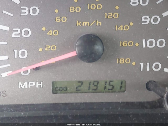 Aukcja sprzedaży 2002 Toyota Sequoia Limited V8, vin: 5TDZT38A22S103272, numer aukcji: 45874349