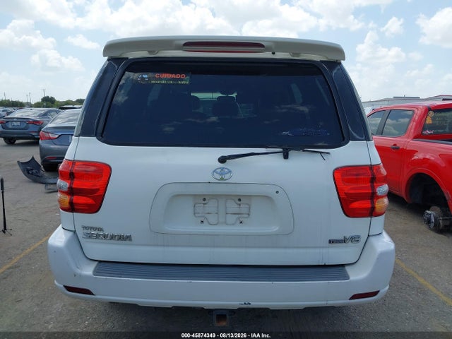 Aukcja sprzedaży 2002 Toyota Sequoia Limited V8, vin: 5TDZT38A22S103272, numer aukcji: 45874349