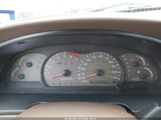 Aukcja sprzedaży 2002 Toyota Sequoia Limited V8, vin: 5TDZT38A22S103272, numer aukcji: 45874349