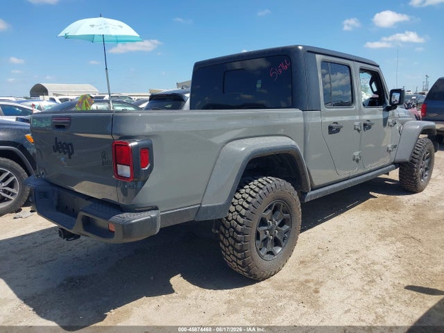 2023 Jeep Gladiator Willys 4x4 მანქანა იყიდება აუქციონზე, vin: 1C6HJTAG1PL501377, აუქციონის ნომერი: 45874468