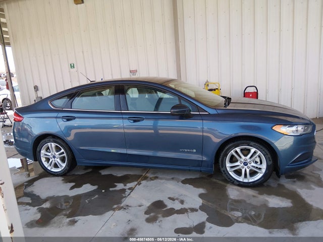 2018 Ford Fusion Hybrid S მანქანა იყიდება აუქციონზე, vin: 3FA6P0UU0JR235847, აუქციონის ნომერი: 45874505