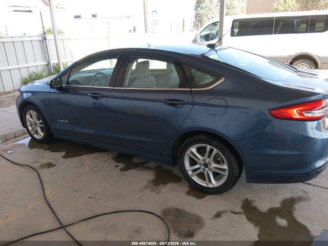 2018 Ford Fusion Hybrid S მანქანა იყიდება აუქციონზე, vin: 3FA6P0UU0JR235847, აუქციონის ნომერი: 45874505