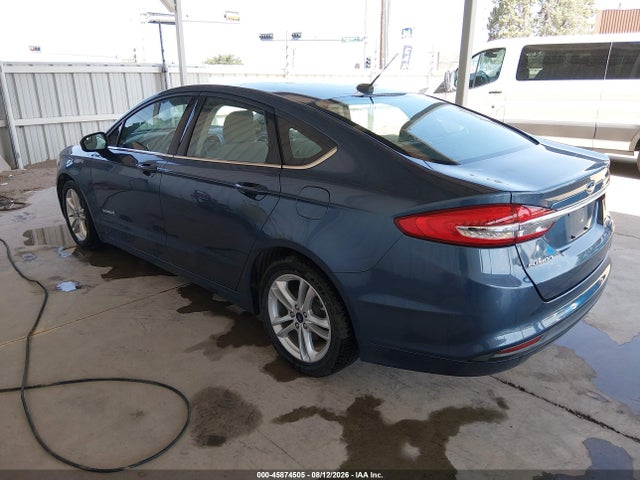 2018 Ford Fusion Hybrid S მანქანა იყიდება აუქციონზე, vin: 3FA6P0UU0JR235847, აუქციონის ნომერი: 45874505