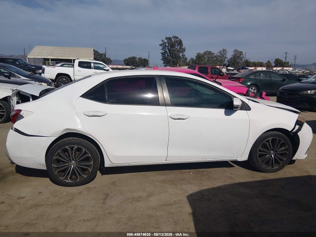 2016 Toyota Corolla S Plus მანქანა იყიდება აუქციონზე, vin: 5YFBURHE5GP432519, აუქციონის ნომერი: 45874630
