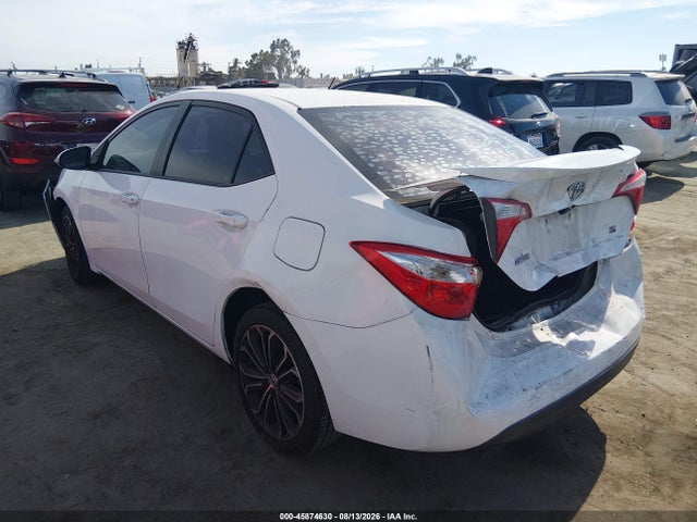 2016 Toyota Corolla S Plus მანქანა იყიდება აუქციონზე, vin: 5YFBURHE5GP432519, აუქციონის ნომერი: 45874630