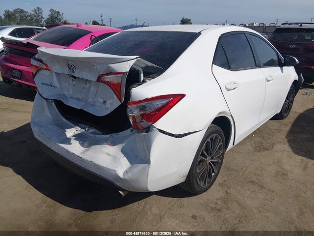 2016 Toyota Corolla S Plus მანქანა იყიდება აუქციონზე, vin: 5YFBURHE5GP432519, აუქციონის ნომერი: 45874630