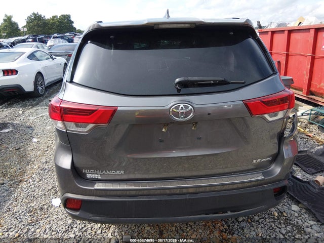 45874695 :رقم المزاد ، 5TDJZRFH2JS897073 vin ، 2018 Toyota Highlander Se مزاد بيع