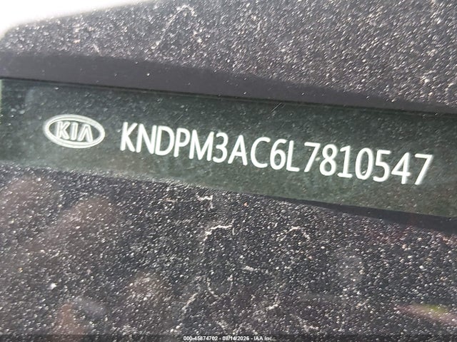 2020 Kia Sportage Lx მანქანა იყიდება აუქციონზე, vin: KNDPM3AC6L7810547, აუქციონის ნომერი: 45874702