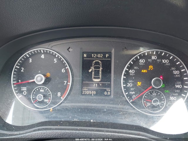 2012 Volkswagen Passat 2.5l Se მანქანა იყიდება აუქციონზე, vin: 1VWBP7A34CC033945, აუქციონის ნომერი: 45874772