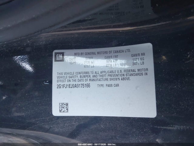 Продаж на аукціоні авто 2010 Chevrolet Camaro 1ss, vin: 2G1FJ1EJ9A9175166, номер лоту: 45874962