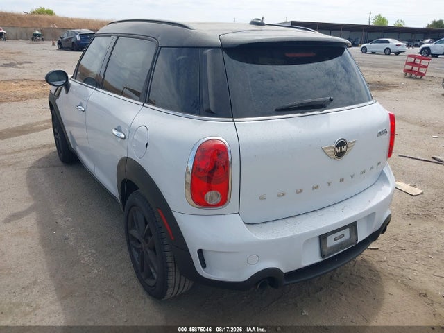 Продажа на аукционе авто 2014 Mini Countryman Cooper S, vin: WMWZC3C51EWP25857, номер лота: 45875046