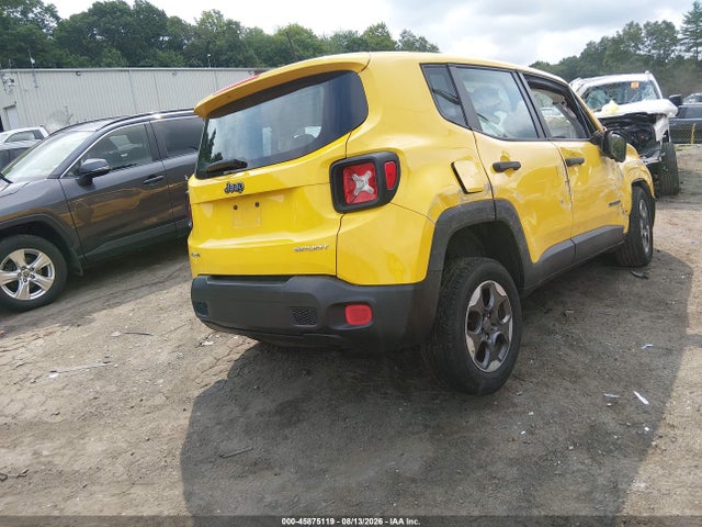 Продажа на аукционе авто 2015 Jeep Renegade Sport, vin: ZACCJBAT9FPB33048, номер лота: 45875119