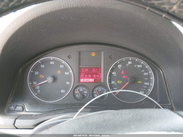 45875125 :رقم المزاد ، 3VWRM71K48M095723 vin ، 2008 Volkswagen Jetta Se/sel مزاد بيع