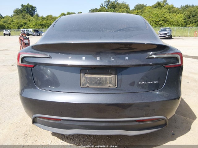 2025 Tesla Model 3 Long Range All-wheel Drive მანქანა იყიდება აუქციონზე, vin: 5YJ3E1EB0SF901727, აუქციონის ნომერი: 45875182