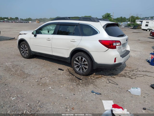 2015 Subaru Outback 3.6r Limited მანქანა იყიდება აუქციონზე, vin: 4S4BSENC1F3355930, აუქციონის ნომერი: 45875259