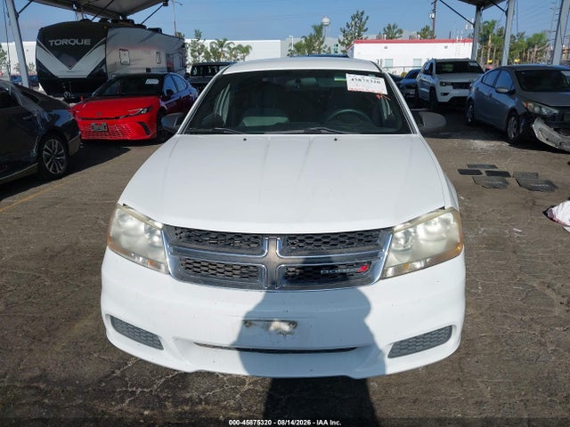 Aukcja sprzedaży 2012 Dodge Avenger Se, vin: 1C3CDZAB9CN214020, numer aukcji: 45875320