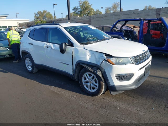 45875333 :رقم المزاد ، 3C4NJCABXLT169390 vin ، 2020 Jeep Compass Sport Fwd مزاد بيع