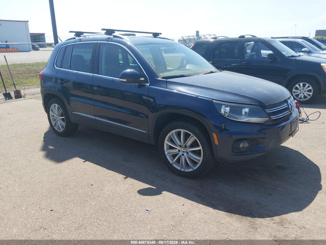 2012 Volkswagen Tiguan Se მანქანა იყიდება აუქციონზე, vin: WVGBV7AX4CW594247, აუქციონის ნომერი: 45875340
