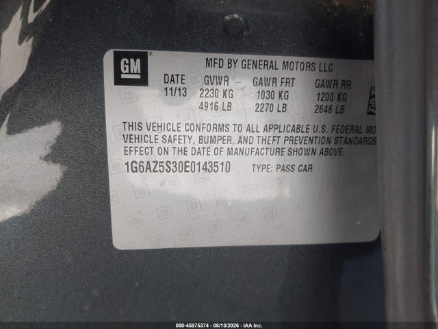 Cadillac Cts Premium 2014 1G6AZ5S30E0143510 Image 9