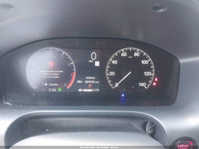 2025 Honda Hr-v Awd Sport მანქანა იყიდება აუქციონზე, vin: 3CZRZ2H54SM754862, აუქციონის ნომერი: 45875395