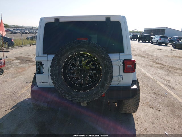 2018 Jeep Wrangler Unlimited Sahara 4x4 მანქანა იყიდება აუქციონზე, vin: 1C4HJXEGXJW110843, აუქციონის ნომერი: 45875483