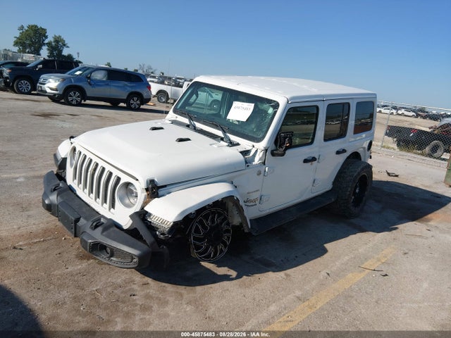 2018 Jeep Wrangler Unlimited Sahara 4x4 მანქანა იყიდება აუქციონზე, vin: 1C4HJXEGXJW110843, აუქციონის ნომერი: 45875483