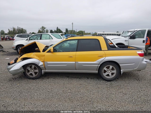 2003 Subaru Baja მანქანა იყიდება აუქციონზე, vin: 4S4BT61C037101493, აუქციონის ნომერი: 45875494