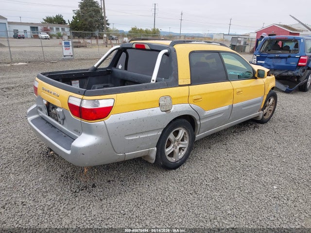 2003 Subaru Baja მანქანა იყიდება აუქციონზე, vin: 4S4BT61C037101493, აუქციონის ნომერი: 45875494