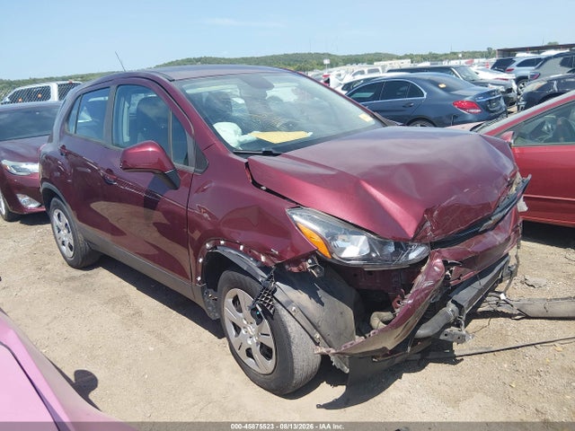 2017 Chevrolet Trax Ls მანქანა იყიდება აუქციონზე, vin: 3GNCJKSBXHL253143, აუქციონის ნომერი: 45875523