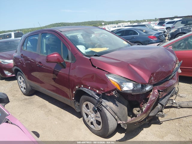 2017 Chevrolet Trax Ls მანქანა იყიდება აუქციონზე, vin: 3GNCJKSBXHL253143, აუქციონის ნომერი: 45875523