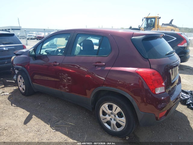 2017 Chevrolet Trax Ls მანქანა იყიდება აუქციონზე, vin: 3GNCJKSBXHL253143, აუქციონის ნომერი: 45875523