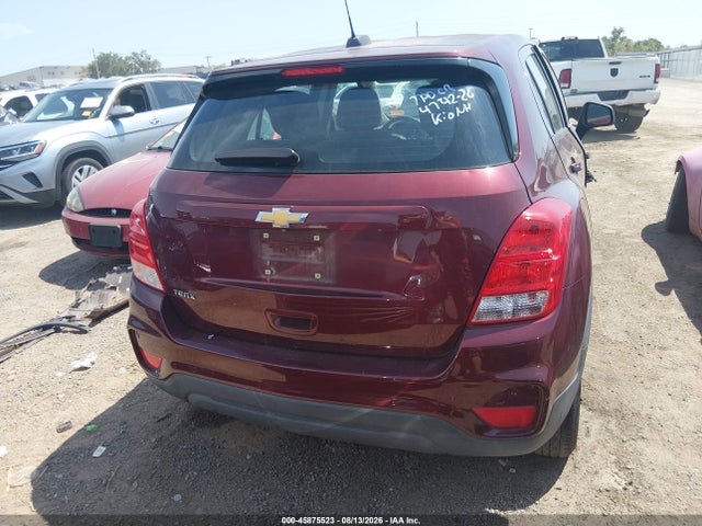 2017 Chevrolet Trax Ls მანქანა იყიდება აუქციონზე, vin: 3GNCJKSBXHL253143, აუქციონის ნომერი: 45875523